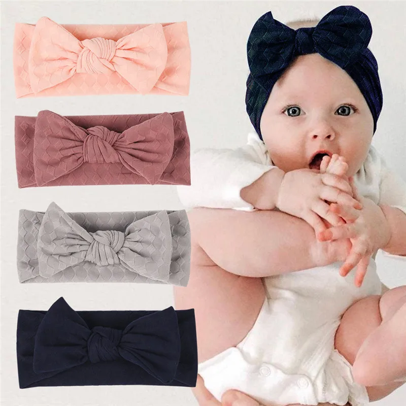 

Baby Headband Bows Hairband For Girls Princess Hair Accessories Kids Cord Headwrap Infant Wide Turban Bandeau Enfant