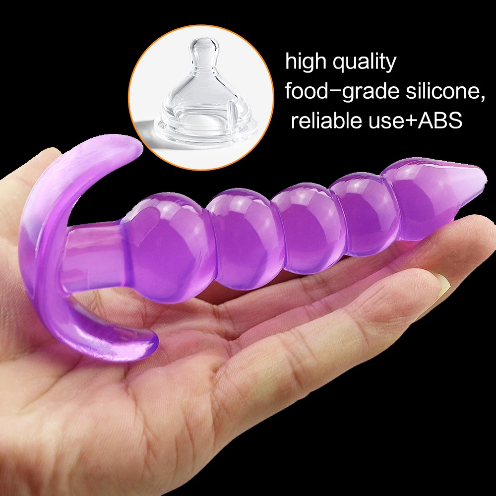 

Silicone Anal Plug G-point stimulation Backyard anal plugs beads 18+ For Women Man Gay anal toys sexy goods intimate Butt dildo