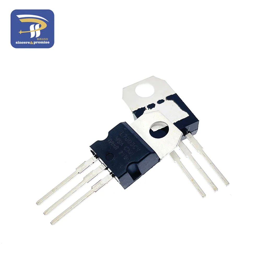 10pcs L7805CV LM7805 L7805 7805 Voltage Regulator IC 5V  TO-220 make in china