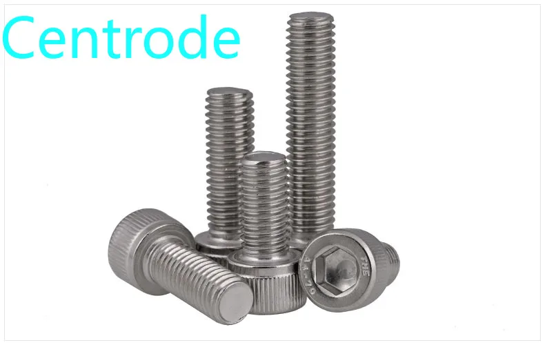 DIN912 316 aço inoxidável interno parafuso hexagonal cilindro/cabeça do copo hexagonal dente cheio parafuso M2-M6