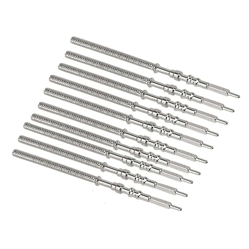 10Pcs Movement Watch Steel Stem Crown Kit Watch of Parts NH35 NH36 NH38 NH39 Movement Watch Stem Spare Parts