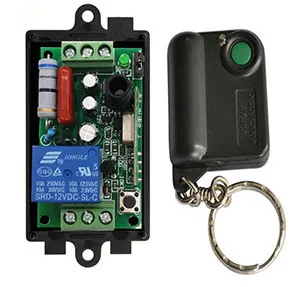 Universal Wireless Remote Control Switch AC 220V 1CH 1 CH Relay Receiver Module and RF Transmitter Electronic Lock Control