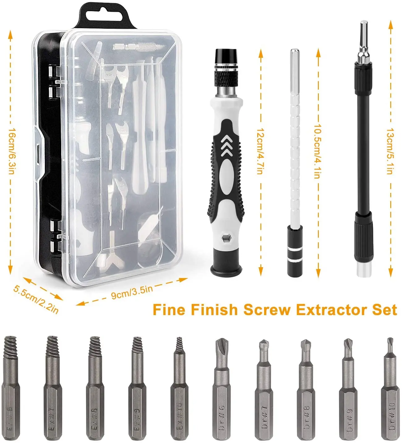 WOZOBUY 135 in 1 Precision Screwdriver Set DIY Repair Tools Kit to Fixing Phone Laptop PC Watches Glasses and Other Electronics,