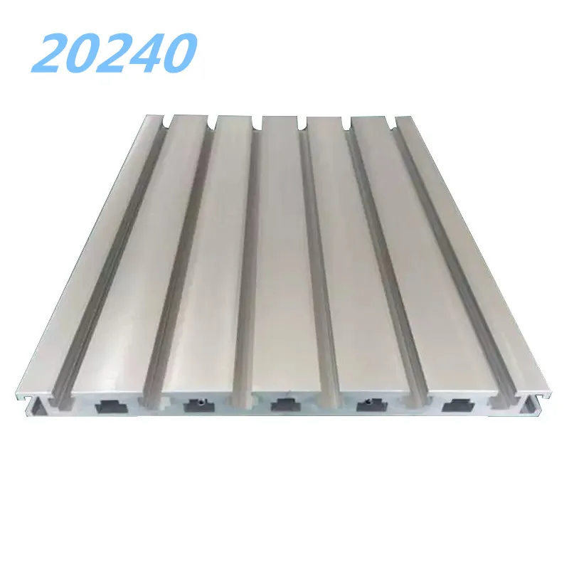 Industrial Aluminum Alloy Profiles European Standard 20240 Aluminum Square Tube Heavy-Duty Assembly Line Automatic Bracket