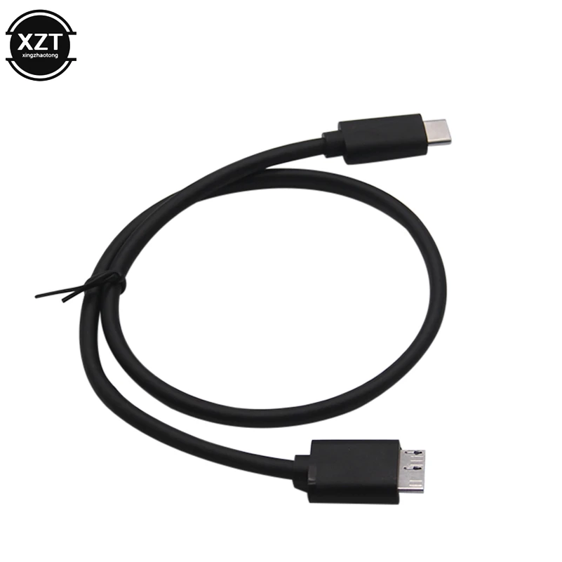 Universal USB 3.1 Type-C to USB 3.0 Micro B Cable Connector 5Gbps External Hard Drive Disk Cable for Hard Drive Computer