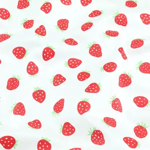 Bedruckte Erdbeerfrucht der Cartoon Frucht, gepolsterte Steppdecke, gepolsterte Kleidung, Babybett, Schlaganfalltuch, 160 x 50 cm 12 Hauptverkaufs Strawberry Stoff - №4