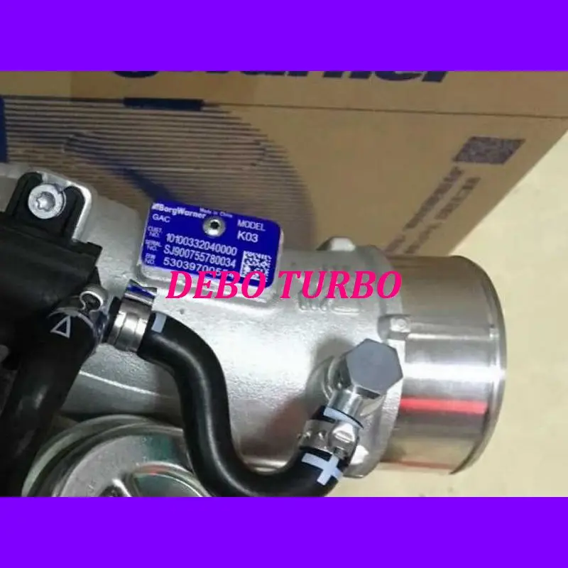 NEW GENUINE BorgWarners K03 53039700554 Turbo Turbocharger for GAC Trumpchi GS8 GS7 GM8 GA8 4B20M1 2.0L 145KW HP Euro V 2017-