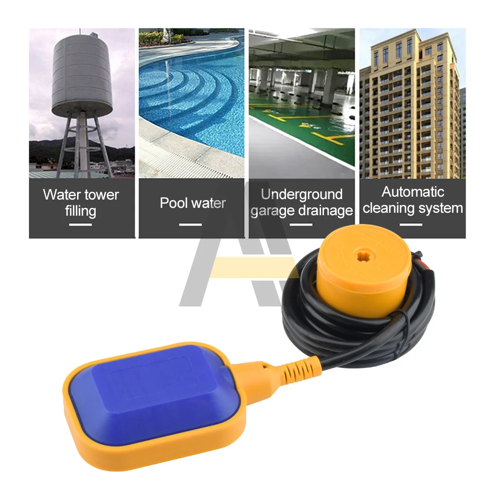 Controller Float Switch Liquid Fluid Water Level Float Switch with 3M Cable Controller Contactor Sensor  Water Level Switch