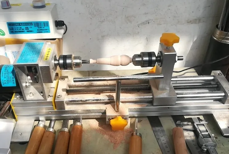家庭用の小型小木工旋盤ビーズ機研削と研磨ビーズラウンドビーズミニ工作機械