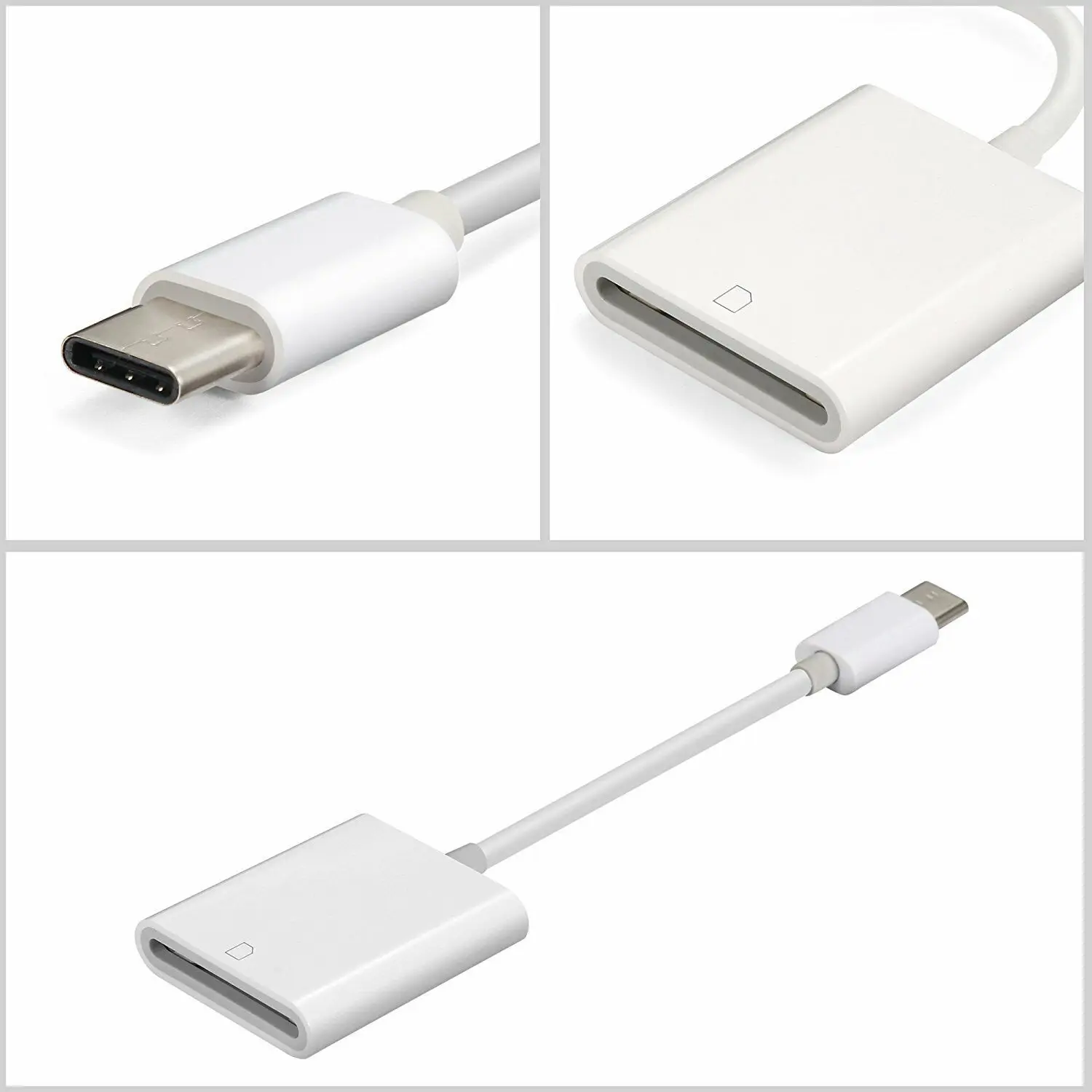 USB C SD Kartenleser Typ-C zu SD Karte Kamera Reader Adapter für Apple 8 iOS + für macbook Handy Smart-Telefon Samsung Huawei
