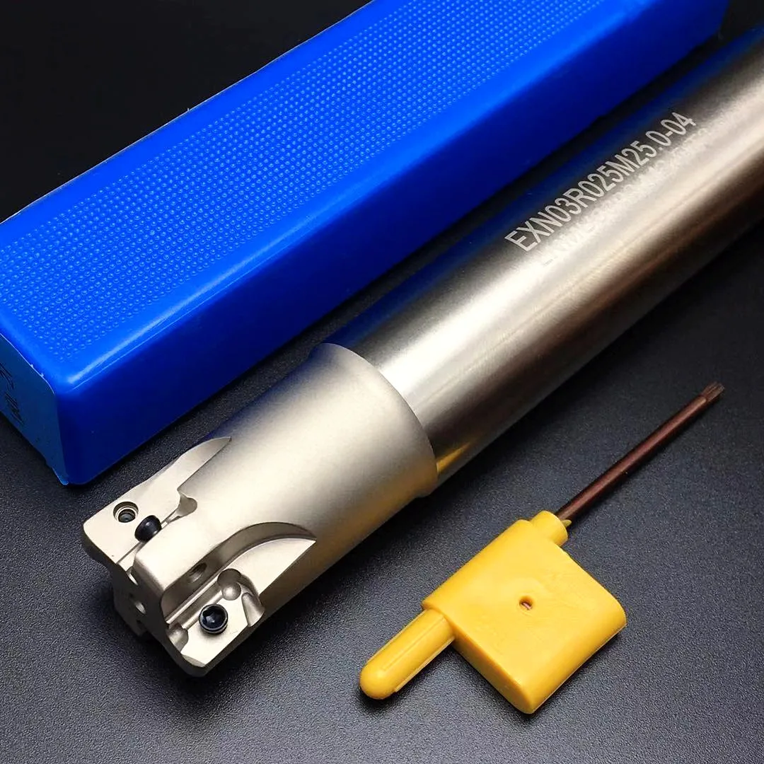 EXN03R HSS barra di fresatura CNC EXN03R fresatrice per aereo utensile per tornio ad altissima potenza inserto a doppia faccia in lega