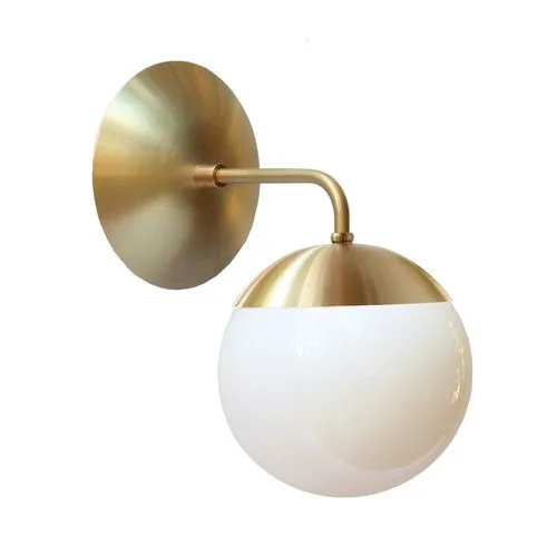 ouro levou luz do banheiro parede de vidro quarto bola lampada de parede moderna arandela luzes da escada levaram lamparas de pared 01