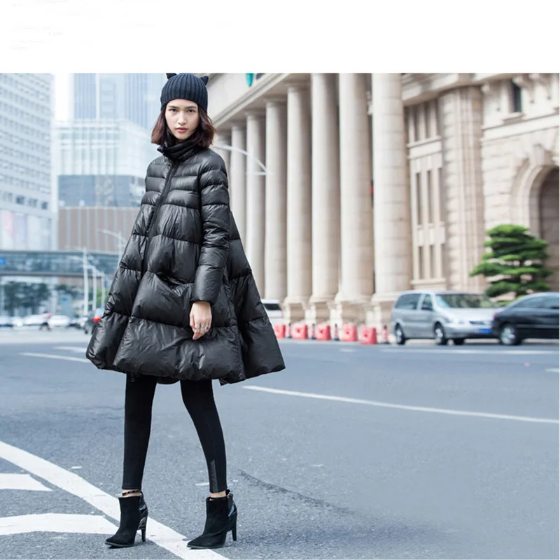 Down cotton padded jackets women cloak type puffer wild warm sustans jackets for women 2020 high-quality