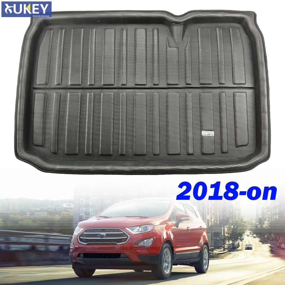 Tailored Rear Trunk Boot Liner Cargo Mat Floor Tray Carpet Mud Kick Protector For Ford EcoSport 2018 2019 2020