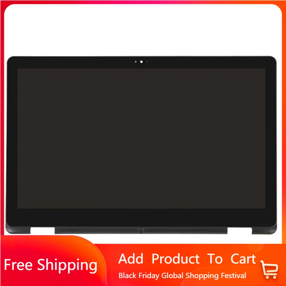 

15.6" For Dell Inspiron 15 7568 2in1 P55F P55F002 K5M5M 0K5M5M 1920x1080 FHD LED LCD Display Touch Screen Assembly