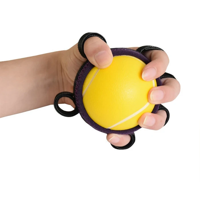 تدريب إعادة تأهيل كرة التدريب على الإصبع لتخفيف السكتة الدماغية والشلل النصفي ومعدات الأصابع المنقسمة يدويًا