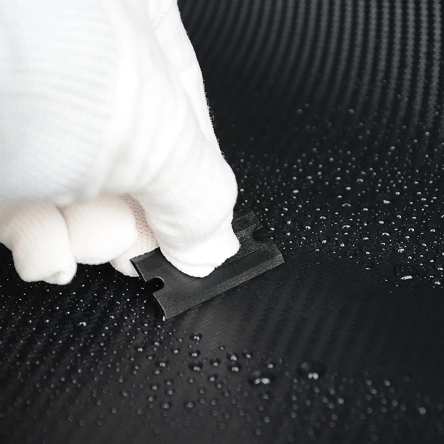 FOSHIO 2 stücke Kunststoff Rasiermesser Schaber Fenster Tönung Aufkleber Aufkleber Reinigung Mit 100 stücke Doppel-Rand Klingen Adhesive Vinyl entferner Werkzeuge – Detail 12