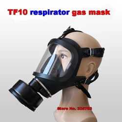 respirator Full face gas mask high quality Rubber cover Super clear mirror Anti-fog Protective mask Spray paint welding Gas mask