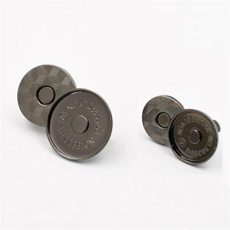 

Magnetic fasteners Bag Clasps Metal Silver Gold Purse Snaps Closures Button Press Stud Bag Accessories 14mm 18mm