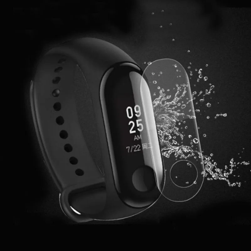 Anti-risco tpu macio cobertura completa película protetora para xiaomi mi banda 3 band3 miband 3 pulseira protetor de tela capa guarda