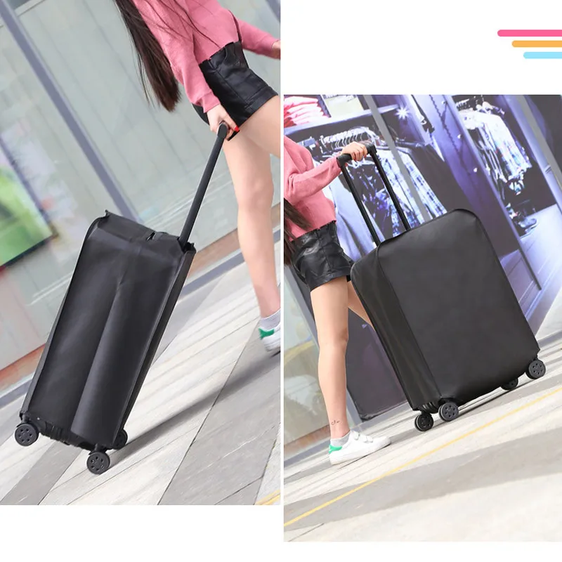 1 Pcs Travel Dustproof Case Reusable Cloth Anti-Scratch Removeable Protective Case For Outdoor Indoor Suitcase Cover Protector