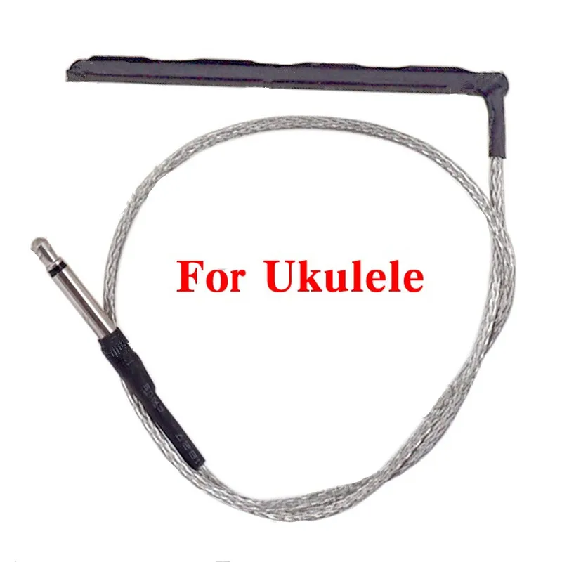 2Pcs 4 String Guitar Ukulele Under Bridge Saddle Piezo Cable Pickup Cable guitar accessories