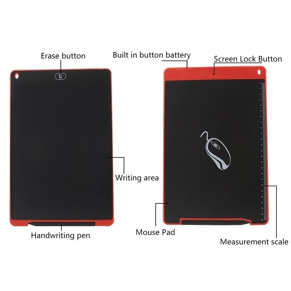 CHYI LCD Schreiben Tablet 12 Inch Epaper Elektronische Digitale Zeichnung Board Wireless Smart Notizblock Memo Pad Für Kid Kinder Zu ziehen