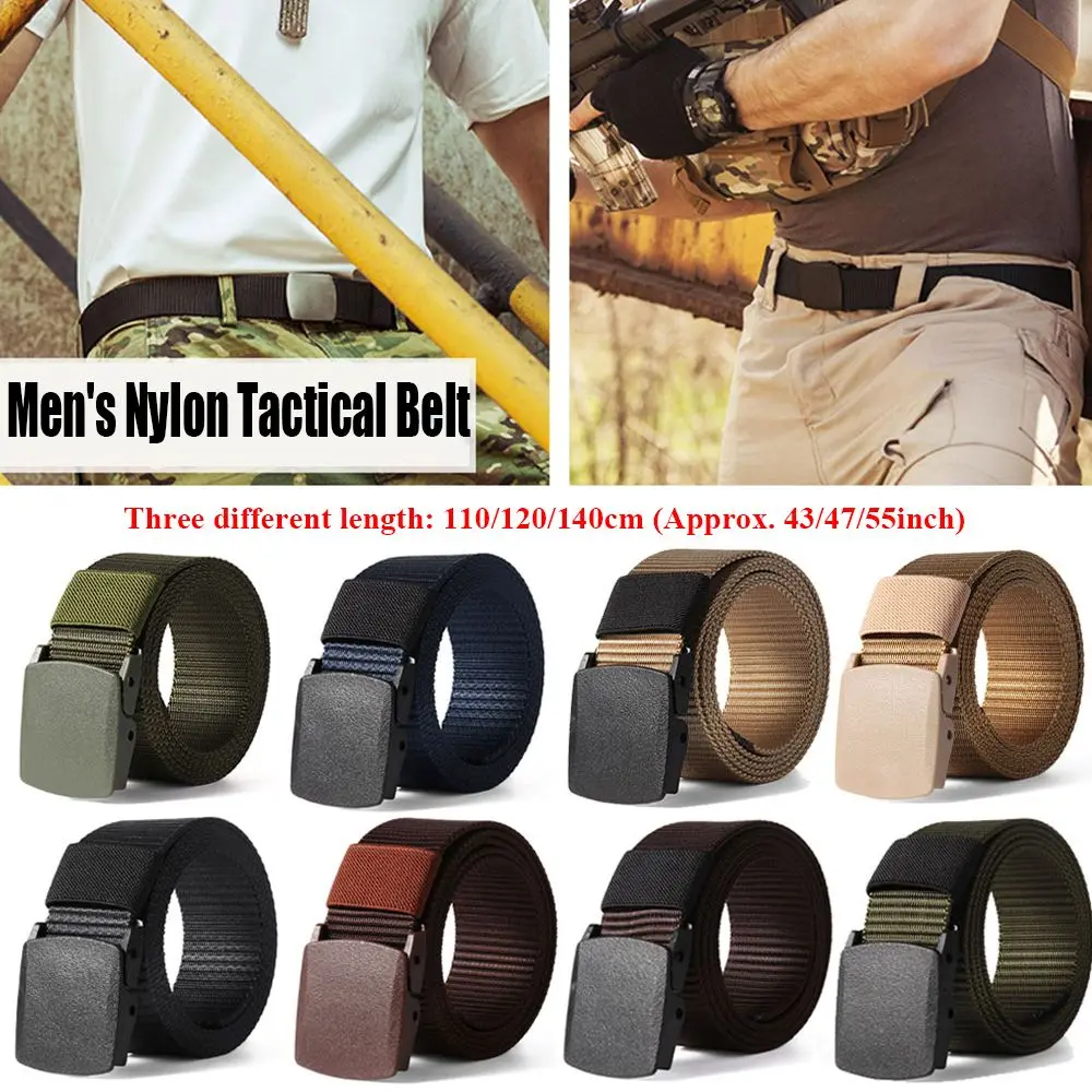 Fashion Classic Casual Lengthen Web Belt for Fat Man Nylon Waist Belt Waistband