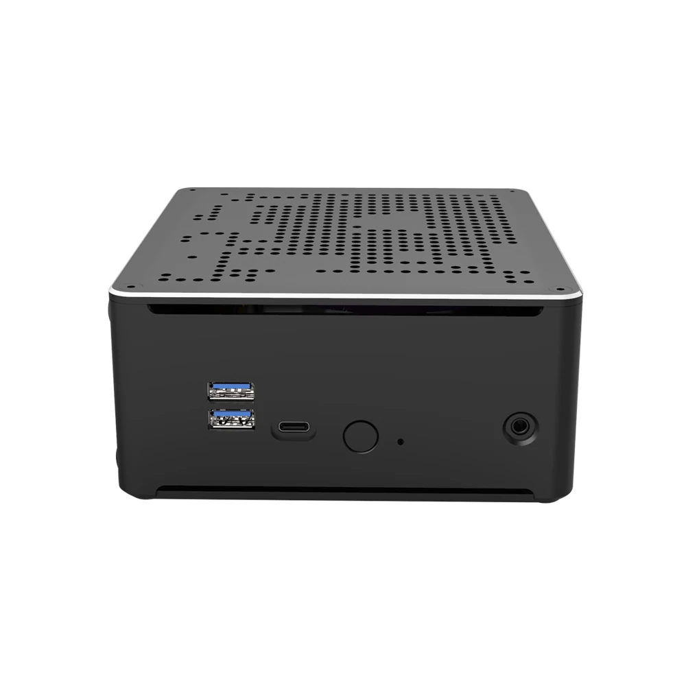 Topton servicio ODM mini pc inte i7 8750H ordenador portátil 2 * DDR4 2 * M.2 NVMe Win10 Pro 4K HTPC HD-MI Mini DP
