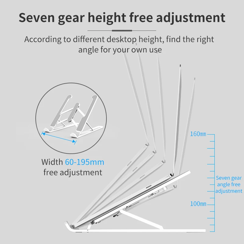 Portable Laptop Stand Foldable Support suporte Notebook Holder For Macbook Pro Air HP Lapdesk Computer Cooling Bracket Riser