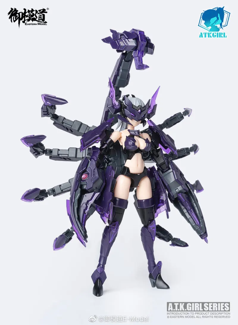 Mobile Suit Girl 1/12 ATKGIRL JK Serqet Scorpion Gynoid Action figure Assemble Model Toys