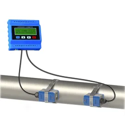 TUF-2000M Ultrasonic Water Flow Meter TS-2 TM-1(DN50~700mm) TL-1-HT(-30~160℃) High-Tem Sensor Module Digital Liquid Flowmeter