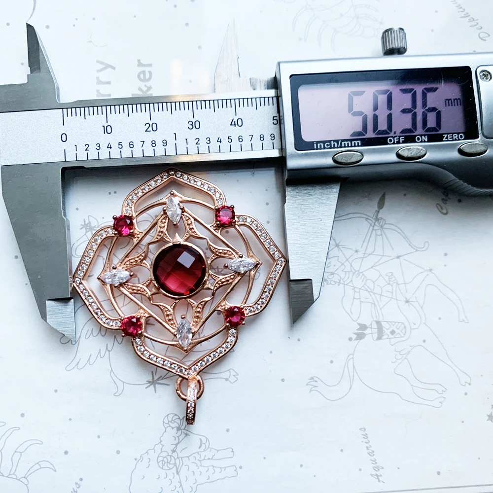 Wisiorek CHAKRA korzeniowa Brand New Vintage Fashion 925 Sterling Silver Biżuteria Europa Akcesoria Prezent dla kobiet dziewczyn — zdjęcie 3