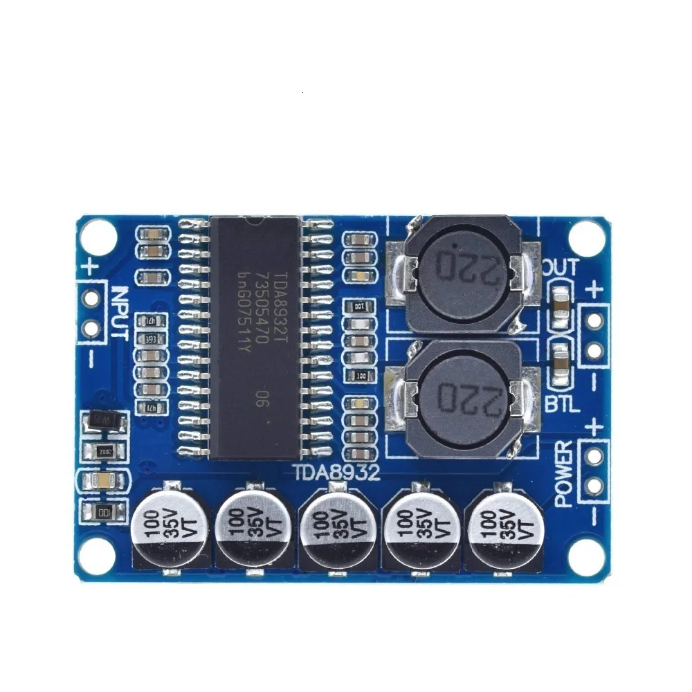 TZT 1/3PCS Digitales Leistungsverstärker-Modul 35W Mono-Verstärkermodul Hochleistungs-TDA8932 mit geringem Stromverbrauch – Detail 7