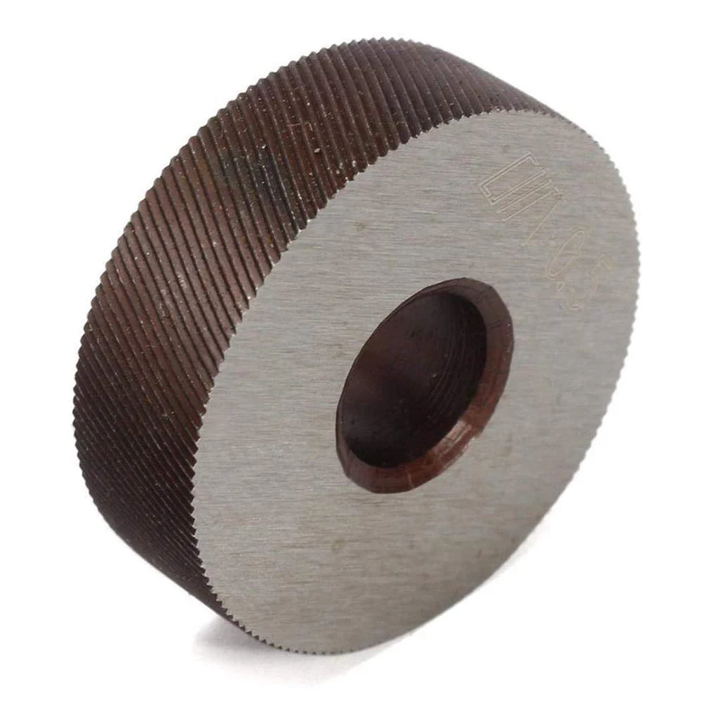 7pcs Steel Knurling Tool Diagonal Dual Wheel Coarse Linear Knurl Holder Set 0.5mm 1mm 2mm Pitch Lathe Knurling and Wheels D30