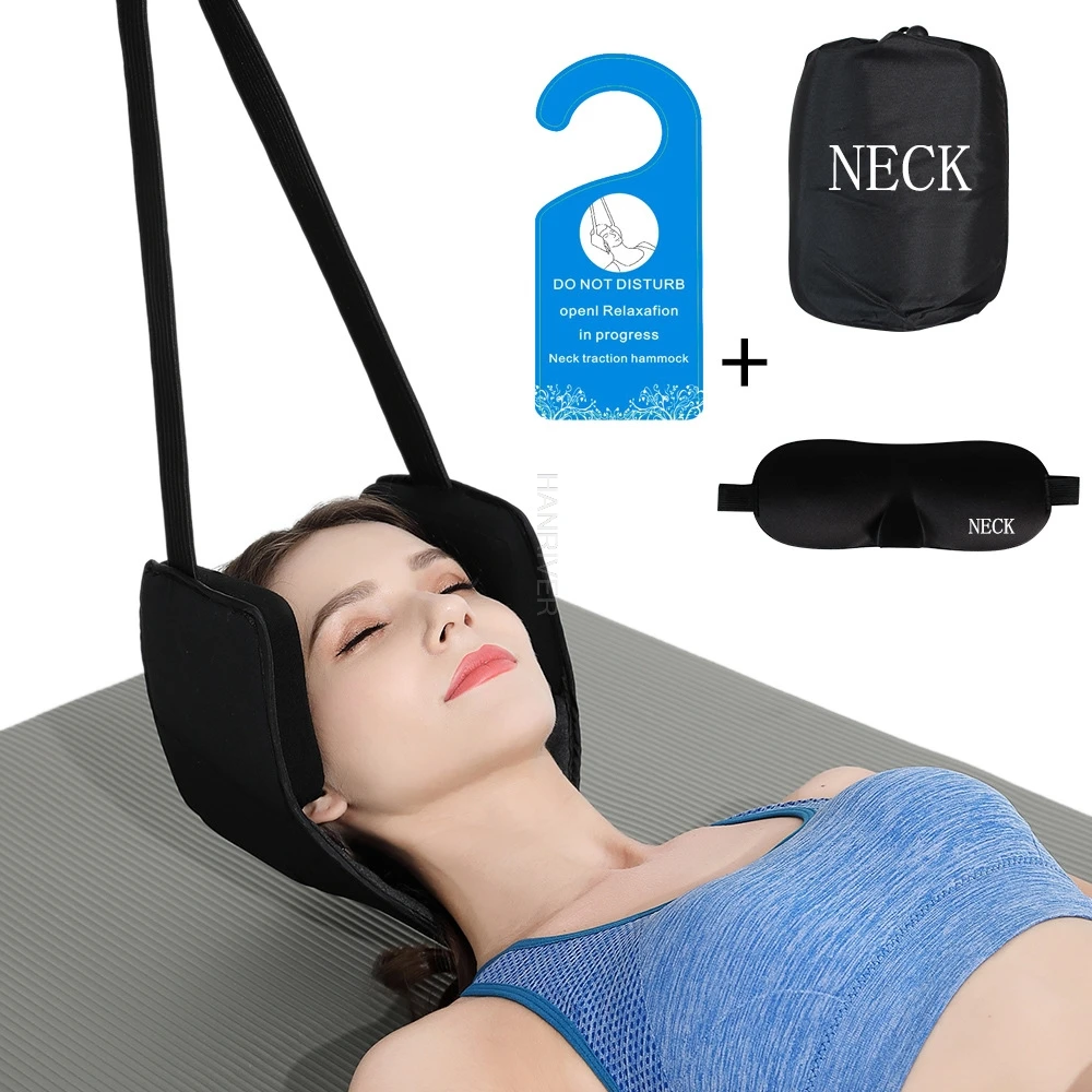 

Cervical vertebra traction belt lifting neck tractor frame orthotics household neck physical therapy traction