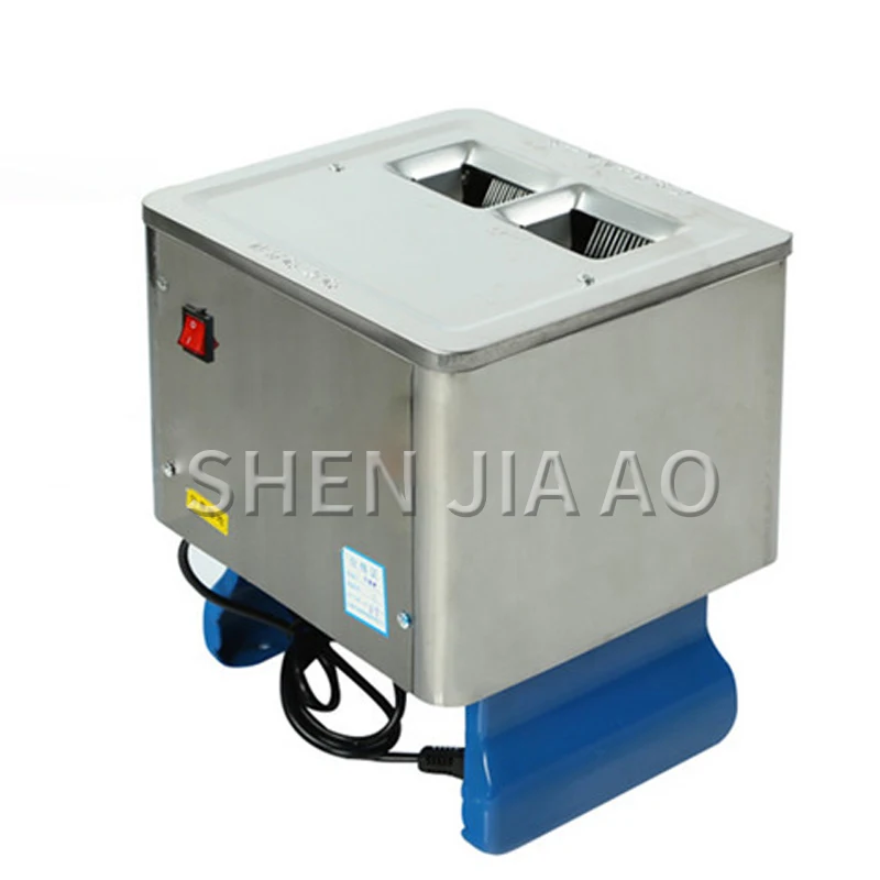 Cortadora de carne eléctrica de doble uso, máquina de escritorio para alimentos, de acero inoxidable, multifunción