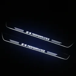 LED Door Sill Lights For BMW Z4 E85 E86 E89 G29 Plate Guard Pathway Welcome Car Scuff  Moving Led Pedal Lamps