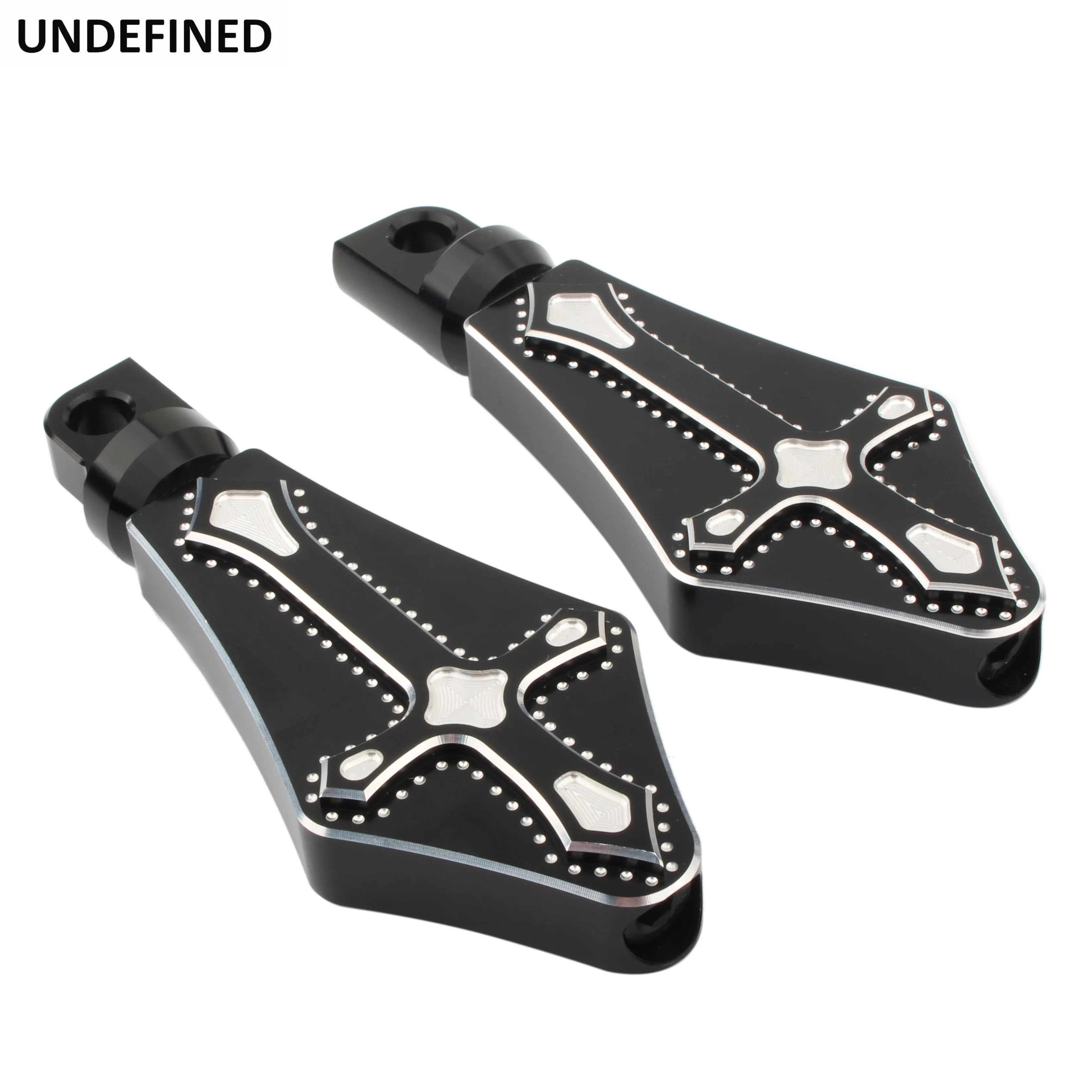 Cross Foot Pegs Footrest Pedal Motorcycle Shift Nail Shifter Pegs For Harley Touring Dyna Glide Sportster XL 883 1200 Softail