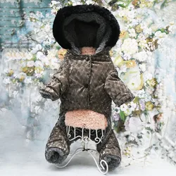 Winter Dog Clothes Warm Pet Dog Jacket Coat Puppy Chihuahua Clothing Hoodies For Small Medium Dogs Puppy York Outfit