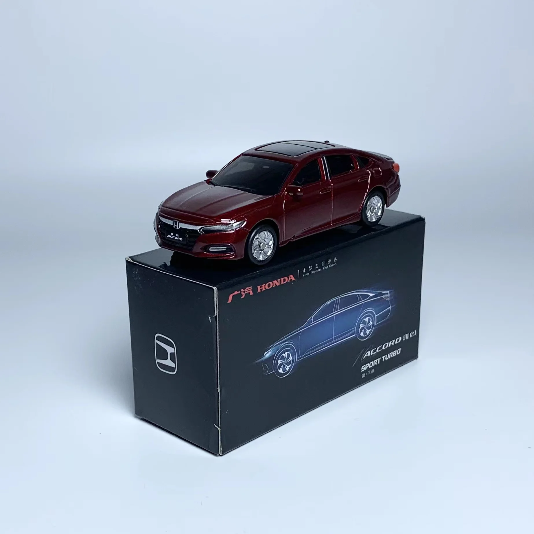 Original factory 1:64 GAC Honda Odyssey Accord BREEZE CRIDER Collection Die-cast Alloy Car Model Decoration Boy Gift