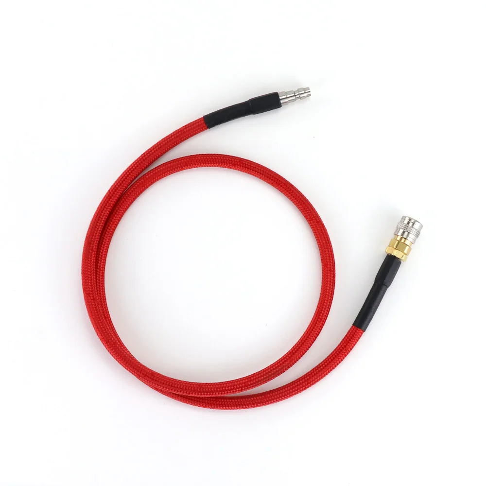 New Airsoft  HPA SLP Flex Air Hose Remote Line With Foster Quick Disconnect Coupler 40 Inch Low Pressure Max 200PSI