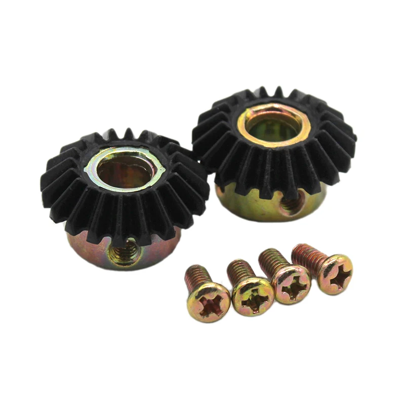 2pcs 8mm Hole 1 Module 20T Teeth Iron Metal Bevel Gear Model Transmission Accessories 90 Degree Steering
