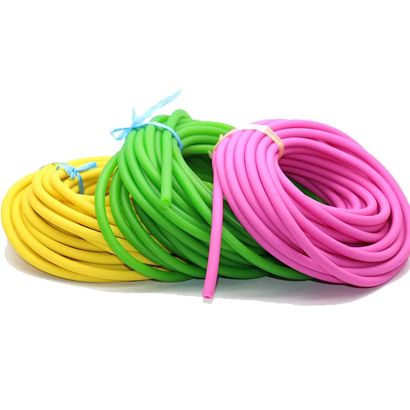 Resistance Band 5-10M A Piece Size  3070 4070 Natural Rubber Band Latex Tube Pull Rope  Tourniquet Rope  exercise bands