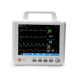 Good Quality Yonker Multi Parameter 8 Inch ETCO2 Human Animal Pet Veterinary Patient Monitor