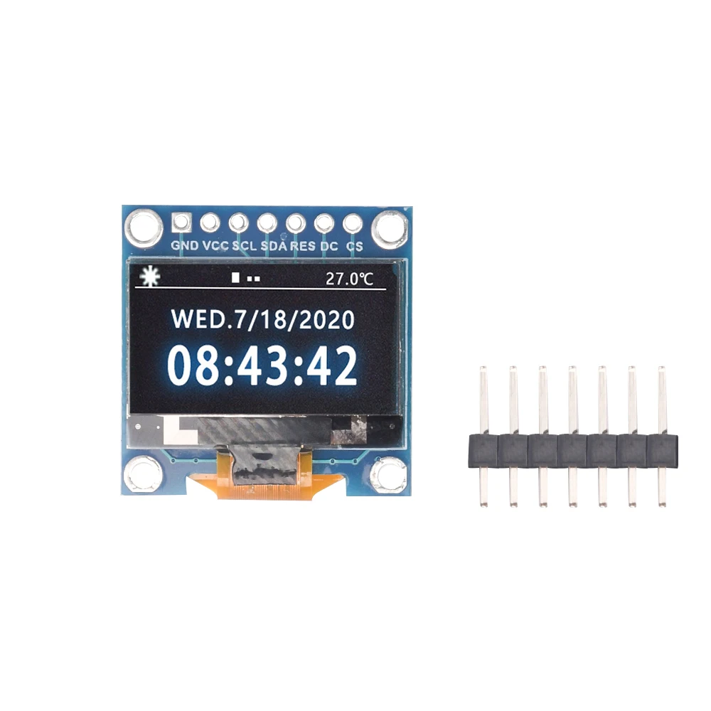 6/7 Pin 0.96 "SSD1315 biały/niebieski/żółty niebieski 0.96 cala OLED 128X6 4 moduł wyświetlacza OLED 0.96" IIC I2C Communicate dla Arduino