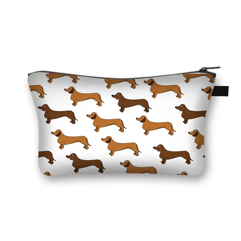 Cute rhodesian ridgeback Dog Storage  Pet Animal Cosmetic Bag Travel Organizer Femminile Makeup Bags Gift