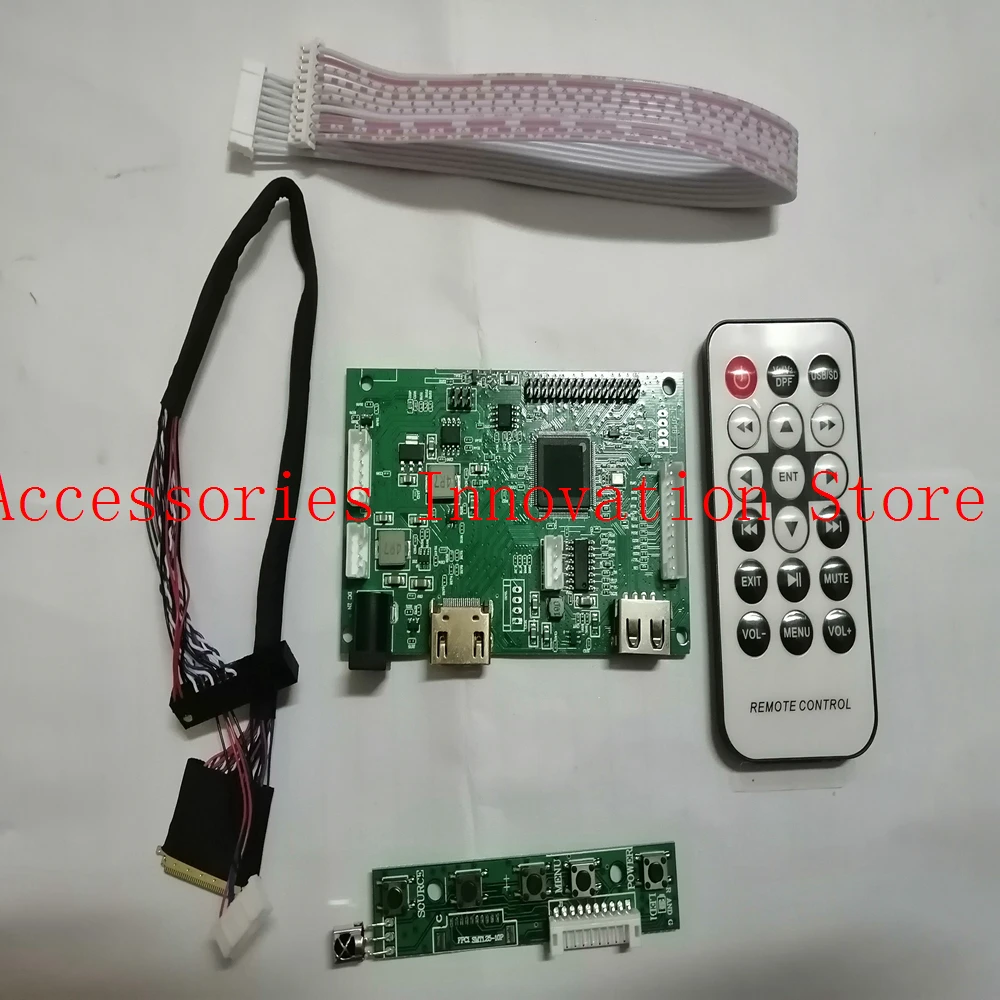 New Monitor Kit for LP156WH4 LP156WH4-TLA1 LP156WH4-TLC1 1366X768 LCD LED Screen HDMI+USB+Audio Controller Driver Board