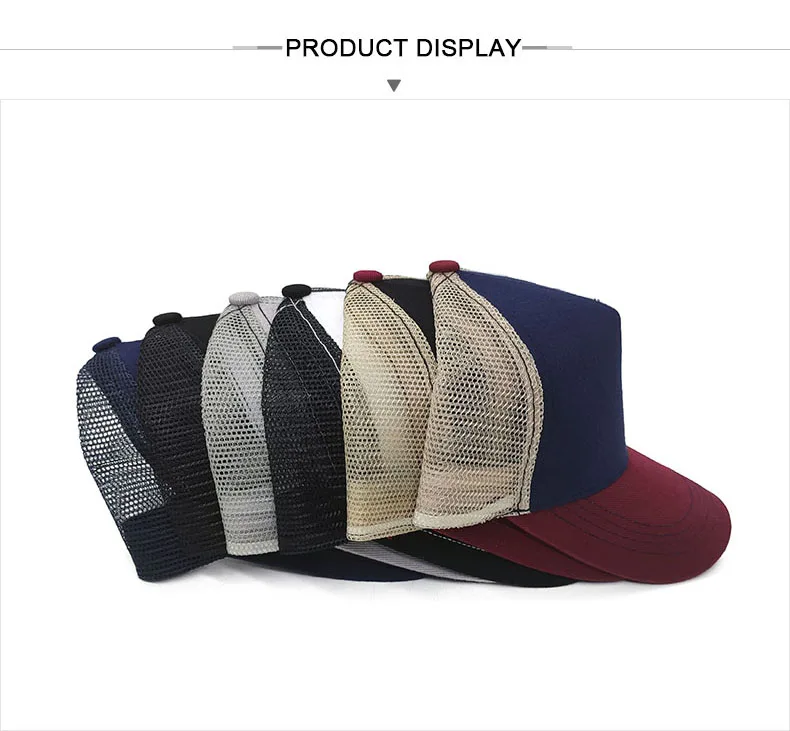Custom Logos Lkw Caps Sommer Atmungs Net Blank Unternehmen Logo Hut Personalisierte Herren Baseball Kappe Sorority Bestickt Hut November – Detail 5