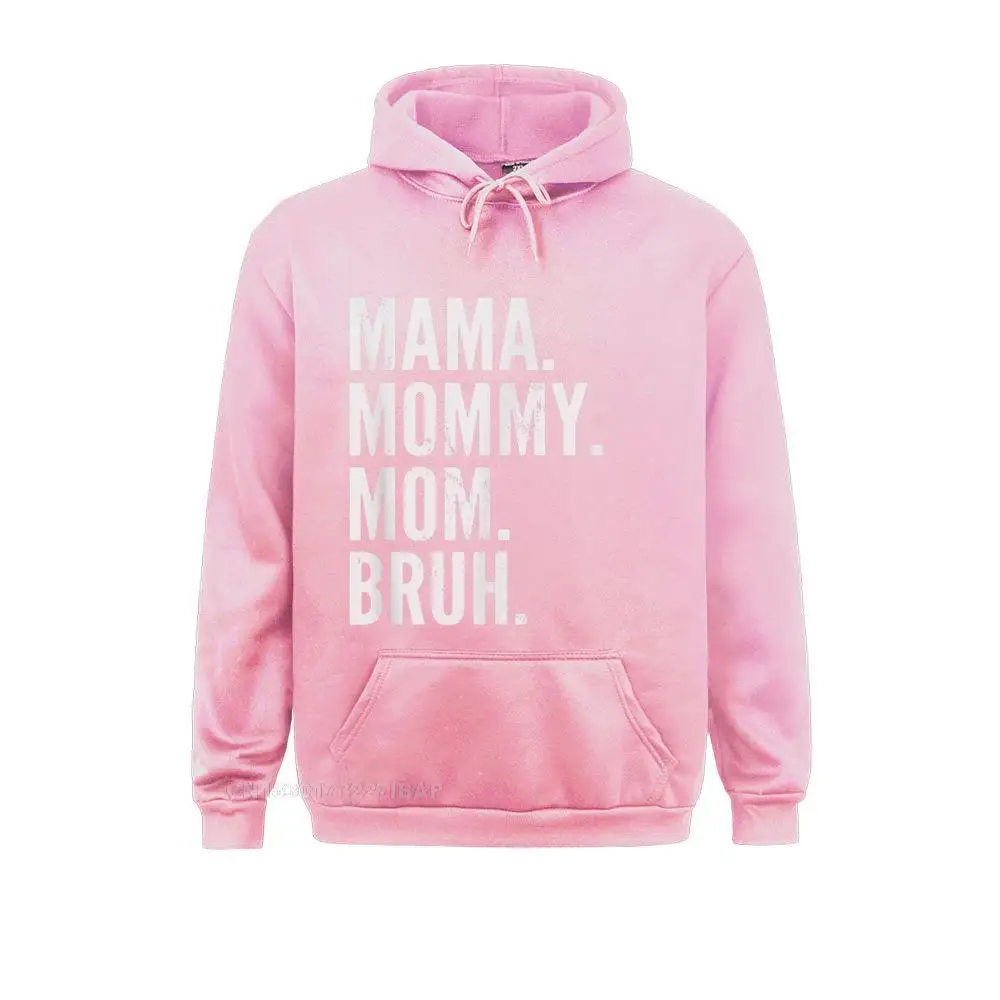 Mama Mommy Mom Bruh Light T-Shirt Sweatshirts Long Sleeve Fitness On Sale Men Labor Day Hoodies Leisure Hoods